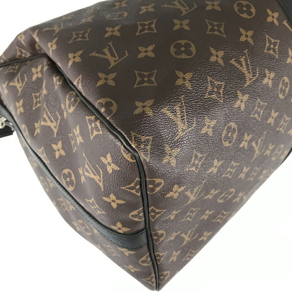 Louis Vuitton Bag Keepall Brown mi Bandouliere Macassar Monogram Boston - Picture 4 of 8
